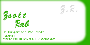 zsolt rab business card